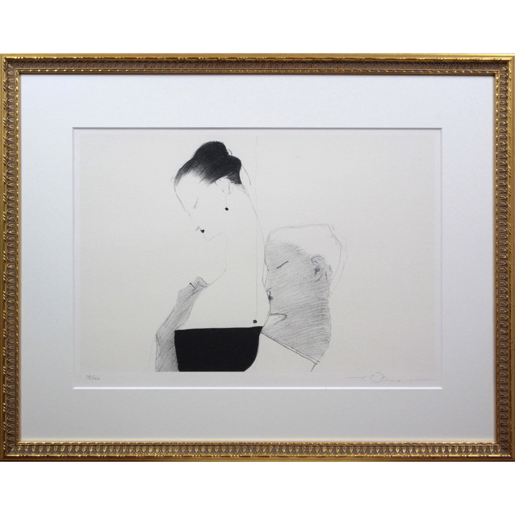 天野喜孝 【赤い糸】 リトグラフ 天野喜孝「恋花-れんか-」リトグラフ 絵画買取・販売の小竹美術