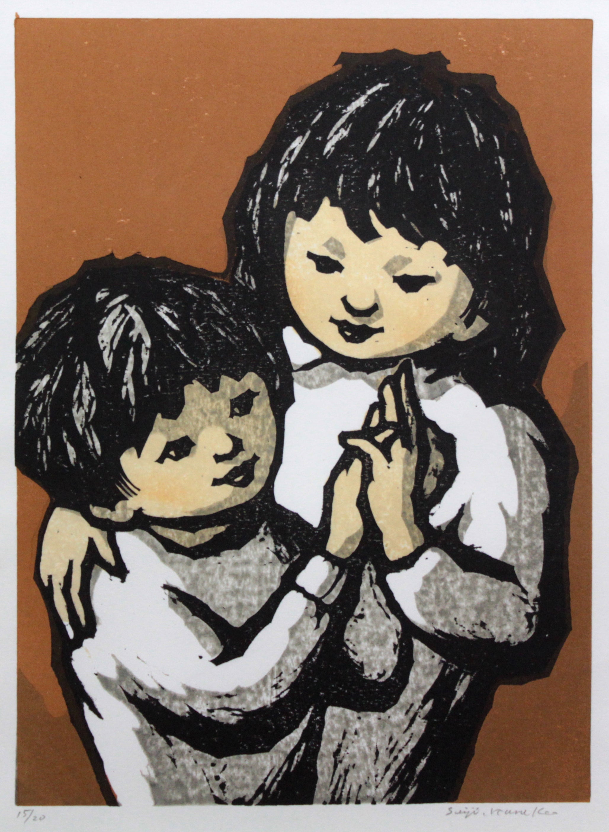 金子誠治「バラ花」 油絵 F0号 1968年作 道展会員 - 美術品 