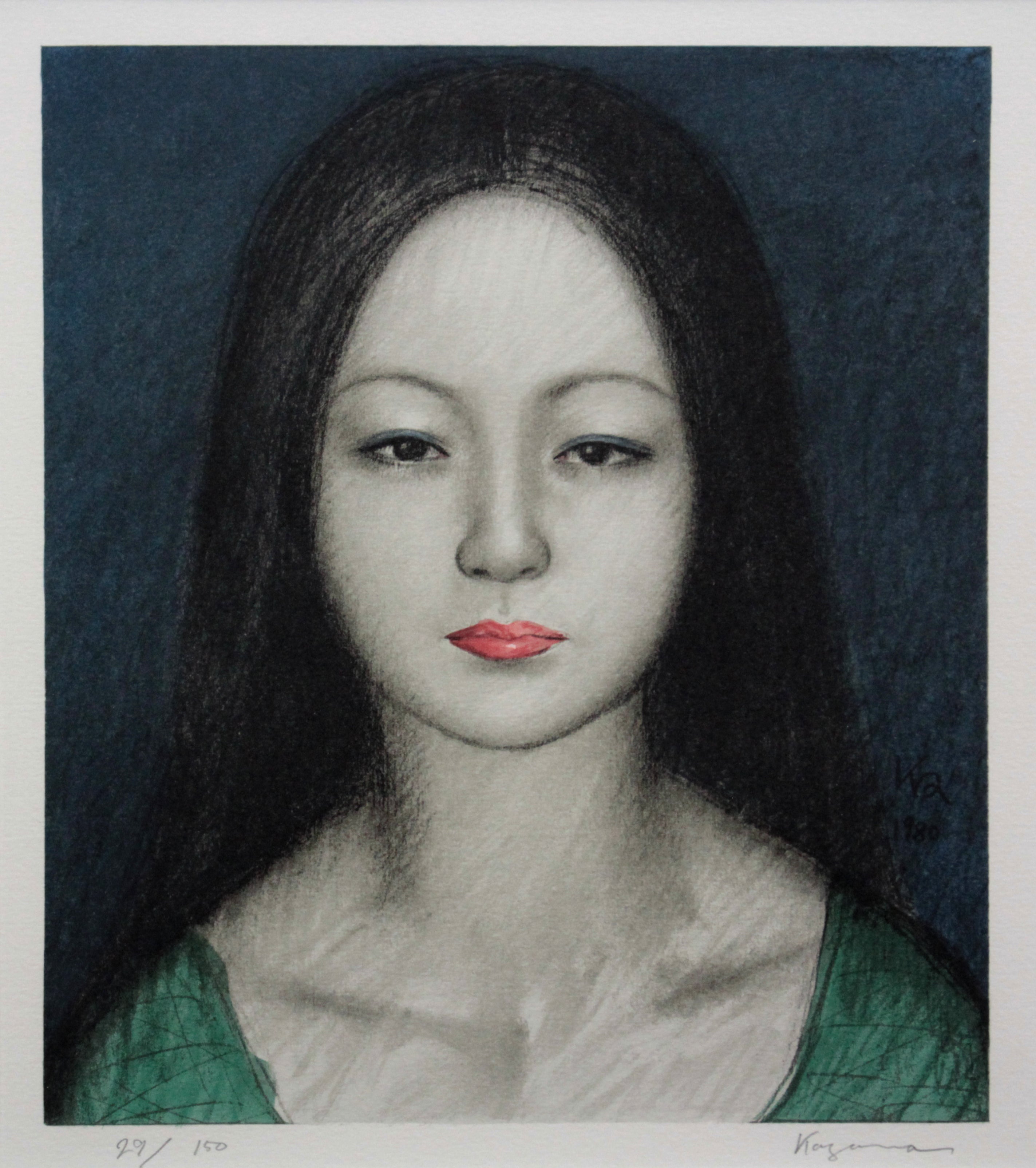 緑衣の少女 | 風間 完 – 北海道画廊