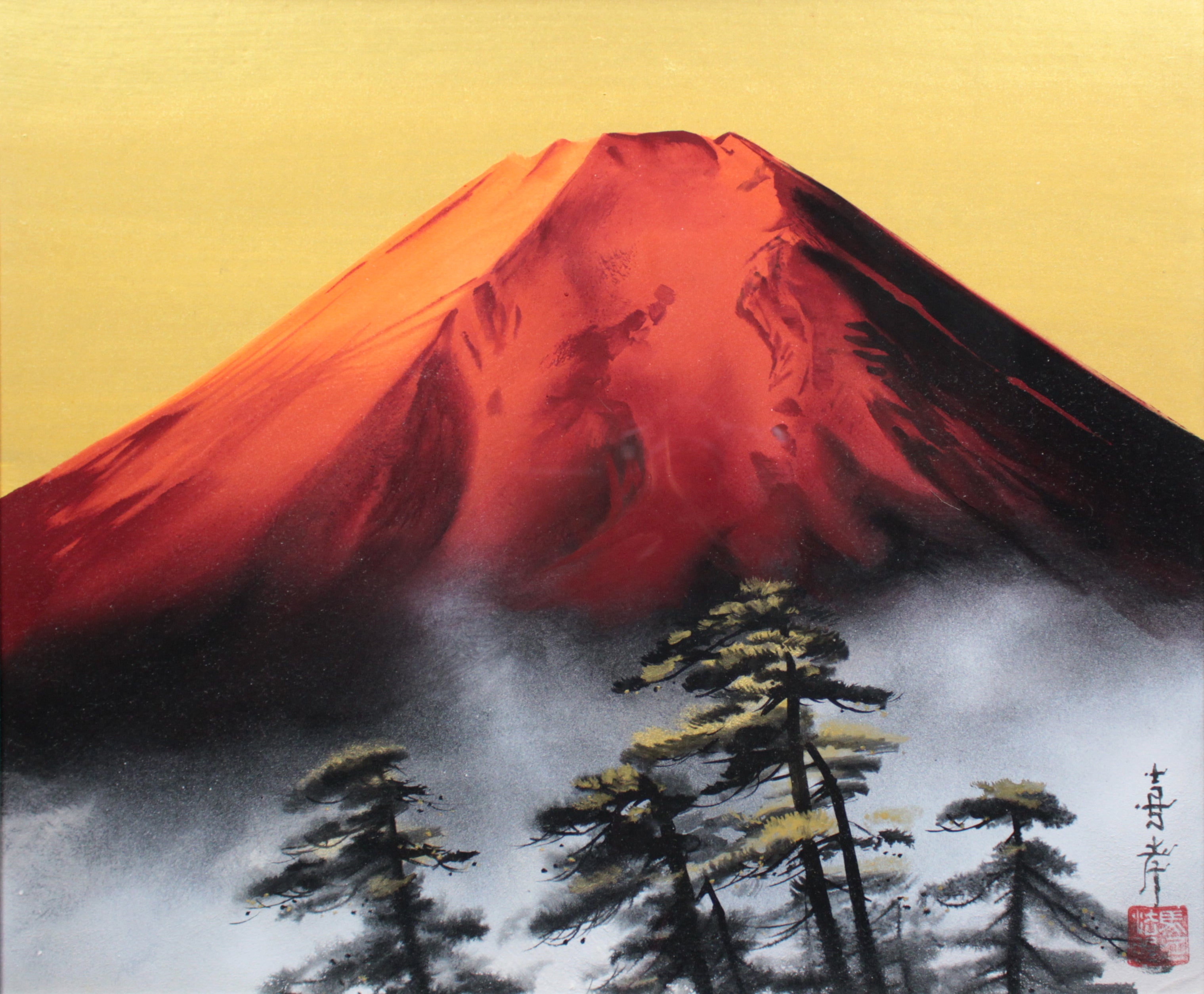 赤富士 - 絵画