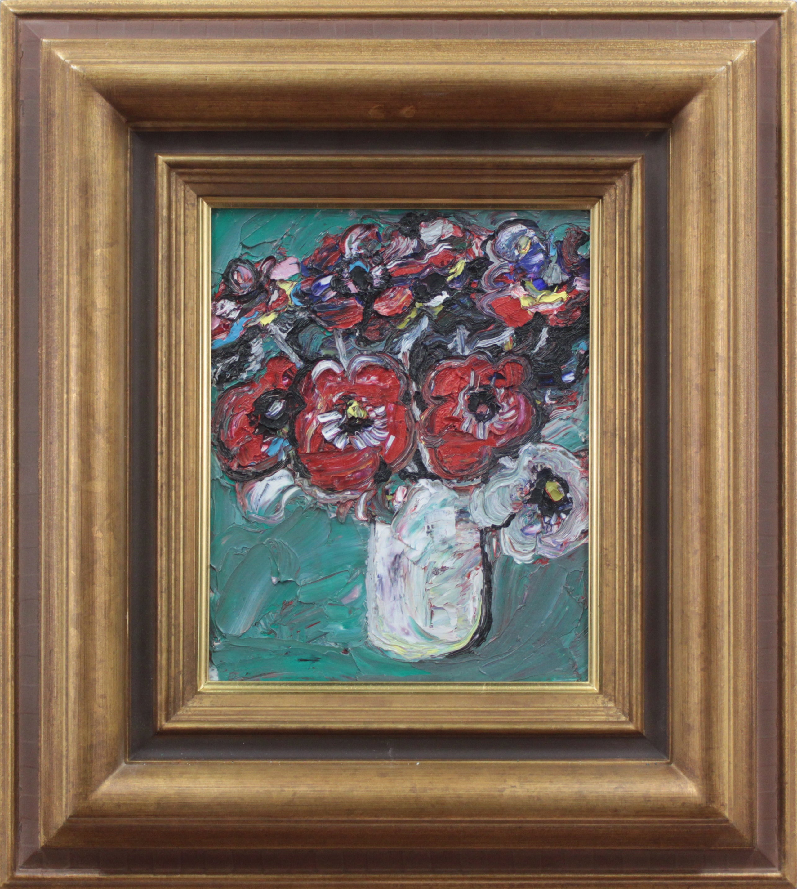 専用他の方発送×油彩画　【アネモネ】　直筆サインあり 専用他の方発送×油彩画 【アネモネ】 直筆サインあり 専用他の方発送