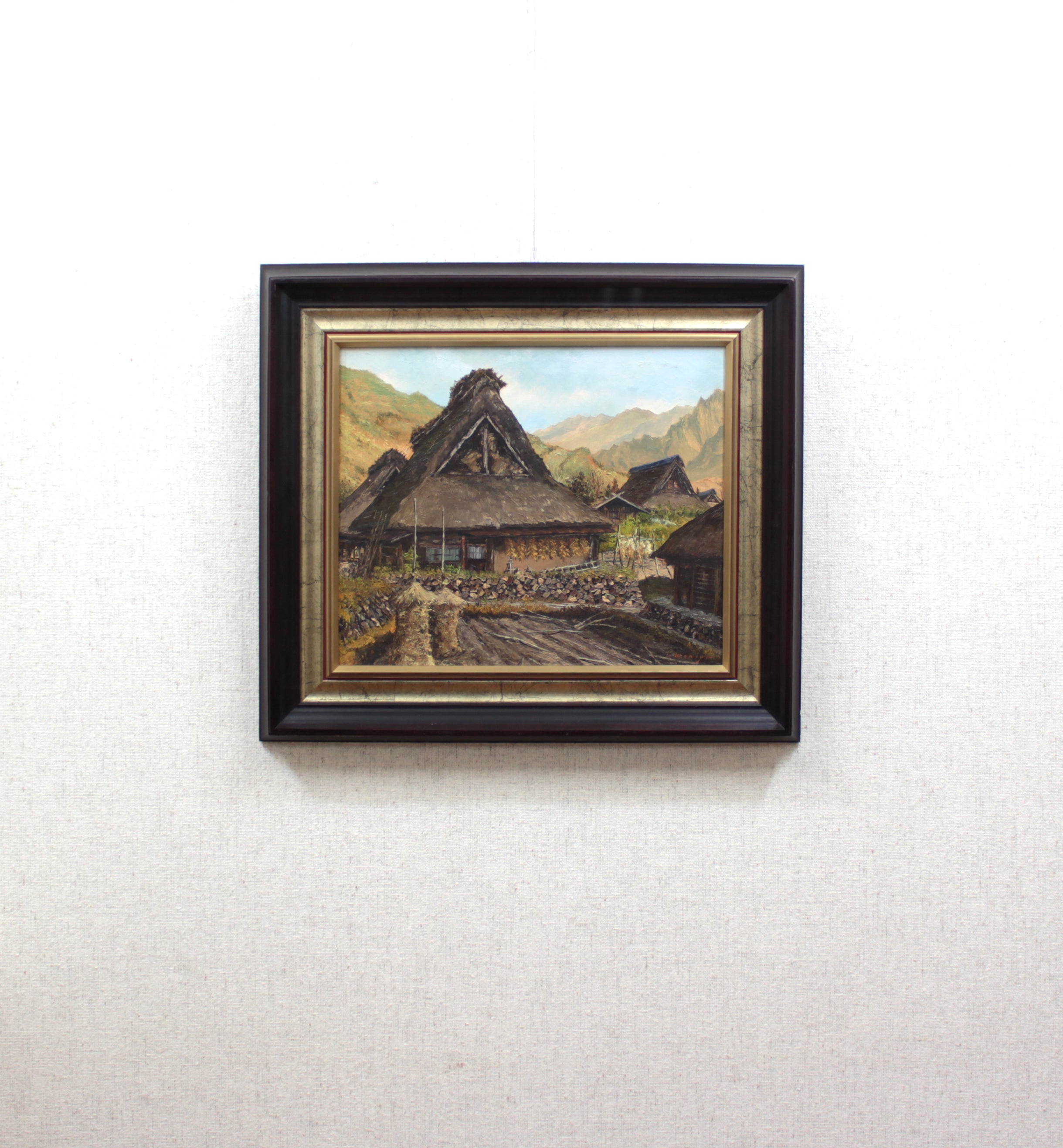 集落晩秋（山梨にて）