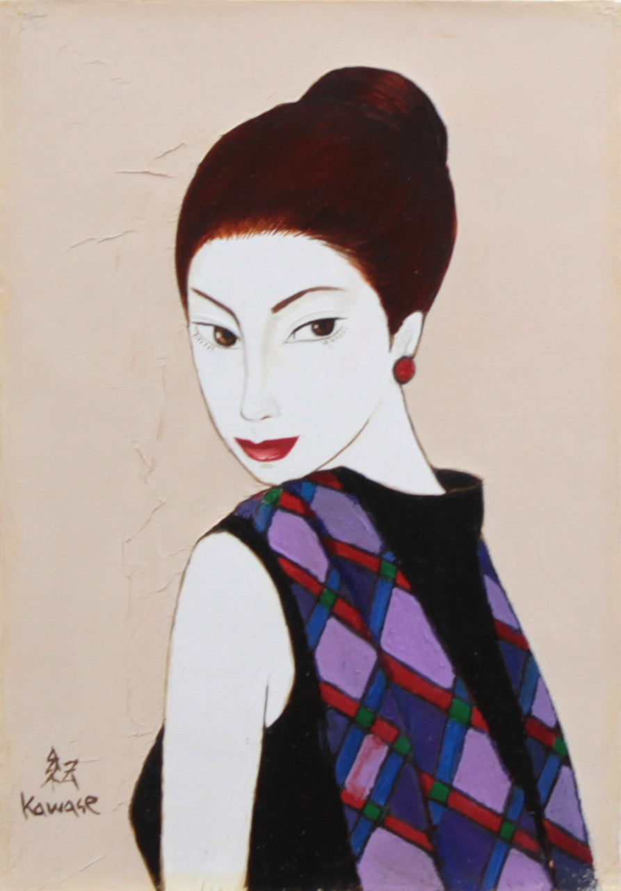 スカーフの女